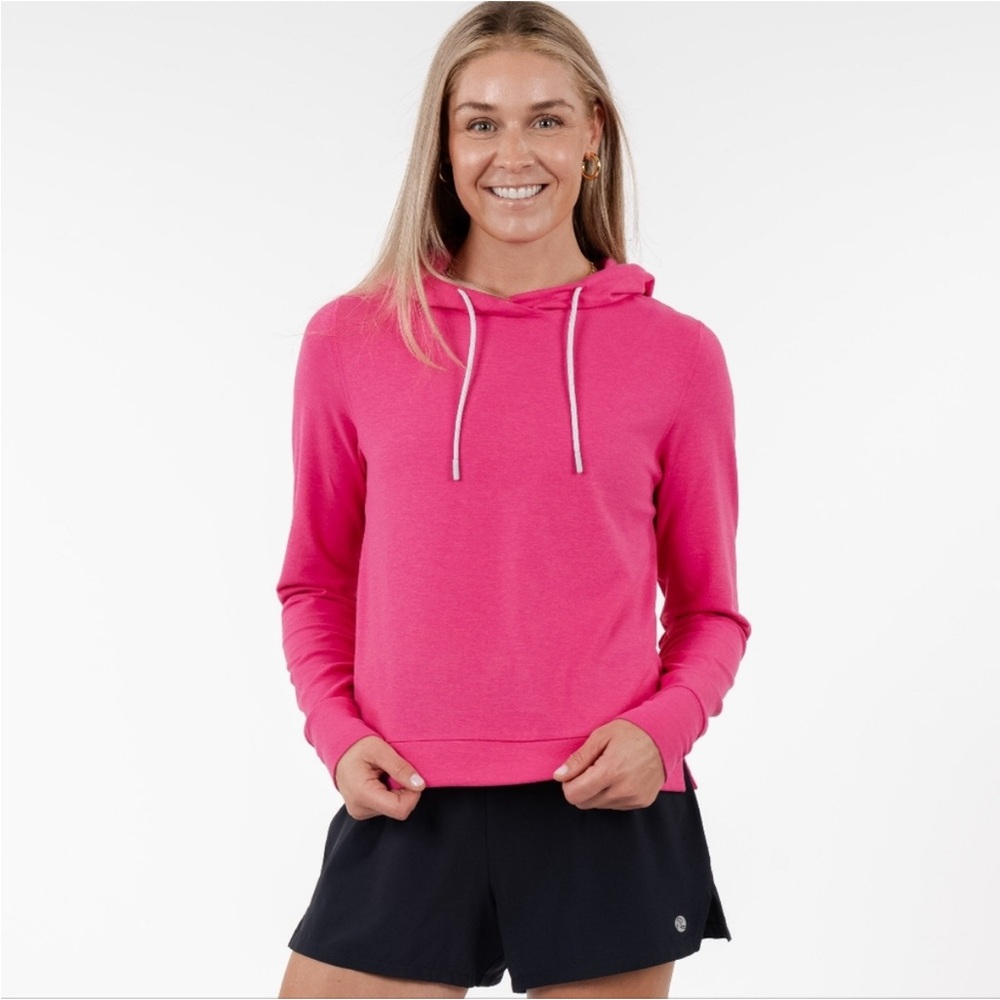 Rhoback Exuberant Pink Tempo Performance Hoodie